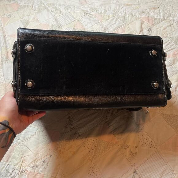 vintage y2k super rare juicy doggy couture velour dog carrier scottie crown - Picture 6 of 8